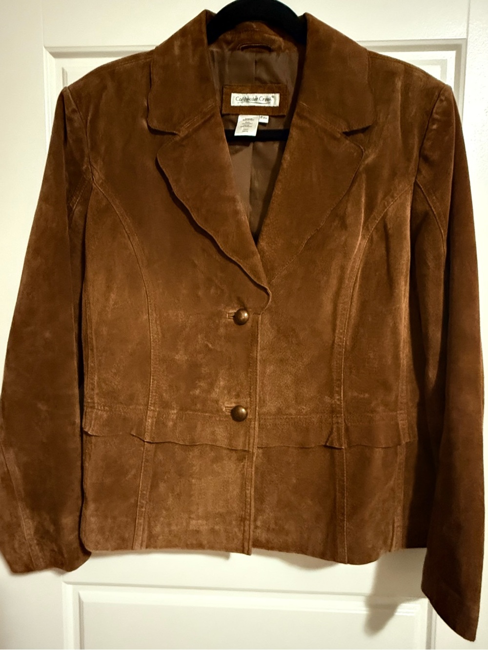 Coldwater Creek Vintage 100% Suede Leather Jacket. PXL - Fits XL